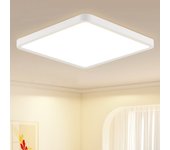 Zmh lámpara de techo led moderna de 18 w y 23 cm, color blanco neutro, para baño y cocina.