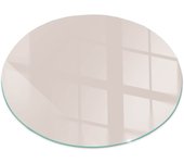 Placa de cristal para chimenea, zócalo protector de chimenea, diseño moderno | 50x50 | rueda | color rosa pálido