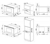 Microondas smeg mp422x1