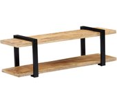 Mueble para la tv de madera maciza de mango 130x40x40 cm
