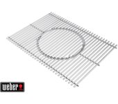 Parrilla de cocción weber gourmet bbq system 53x38,5x4,3 cm con parrilla central extraíble, compatible con accesorios gourmet
