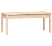 Banco de jardín muebles de exterior para terraza terraza 109 x 44 x 45 cm madera maciza de pino 02_0011160