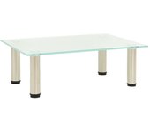 Mueble para tv de vidrio templado esmerilado 40x35x17 cm