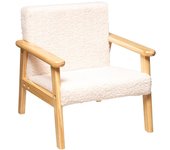 Atmosphera - sillón infantil basile - crudo - felpa