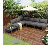 Conjunto de muebles de jardín, conjunto de sillones para 5-6 personas