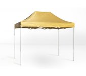 Carpa plegable 3x2 eco - crema - impermeable - cenador ideal para jardín, playa, terrazas