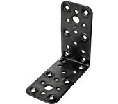 Amig - pack de 10 ángulos planos para estructuras de madera | soportes esquina de 90 grados | escuadras de montaje | fijación para muebles, armarios o
