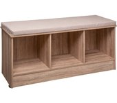 5five - banco de 3 plazas mix n modul efecto roble natural