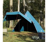 Tienda de campaña tipi para 5 personas impermeable azul v6460 unico / azul
