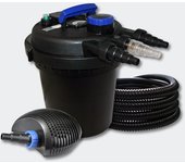 Kit filtración piscina presión 6000l 11 watts uvc 20 watts eco bomba 25m manguera 4216210