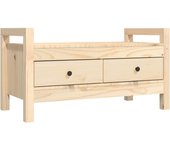 Banco de entrada 80 x 40 x 43 cm madera maciza de pino 02_0010944