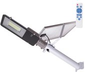 Farola led solar-control remoto- dimable- panel: 6v 100w batería: 3,2v 15000mah [ho-far-sol-100w-ww]