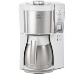 Máquina de café melitta - look v termero perfección 1025-15 white/cepilled steel