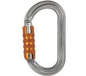 Mosquetón ovalado ligero ok trialct-lock petzl - m33a tl