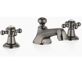 Dornbracht madison mezclador de lavabo de tres agujeros, con desagüe automático, proyección de 135 mm, 20700360-99, color: platino oscuro cepillado
