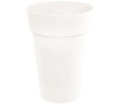 Pot de fleur rond toscane ø 46 x h.65 cm - blanc - eda