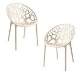 Pack 2 sillas nido - beige