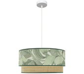 Colgante modelo congo verde con doble pantalla