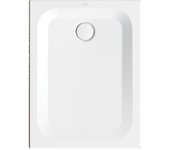 Plato de ducha rectangular betteultra 1000x750x25mm, con glaze plus, 1650-004plus, color: edelweiss mate