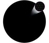 Cubierta de piscina de pe negra vidaxl de 381 cm