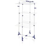 Leifheit 81455 secadora tendedero de suelo azul, blanco