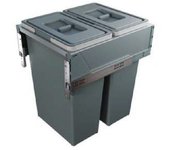 Cubo basura block 2.0 m450 2x35l. antrac