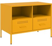 Mueble tv multimedia estante para televisión buffet para televisión comedor salón dormitorio amarillo mos 02_0027669
