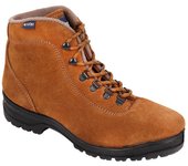 Bota trekking modelo nijar de piel de serraje color cámel con suela antideslizante - tallas de 39 a 46