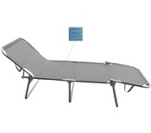 Tumbona de playa plegable de aluminio rocca