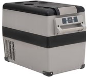Vidaxl nevera con asa pp y pe negro y gris 55 l