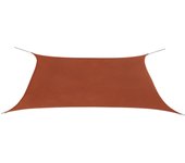 Vela de sombra para sombrilla de tela oxford rectangular 2 x 4 m marrón ocre 02_0008662