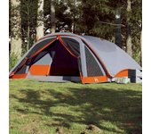 Tienda de campaña familiar para 6 personas impermeable gris v7820 unico / gris