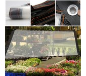 Lona transparente impermeable de 300x500 cm, ideal para proteger tu invernadero, terraza o jardín.