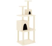 Torre para muebles de árbol para gatos, juguete para trepar, rascador, plataforma para trepar con postes 02_0022494