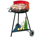 Bambu barbacoa chapa mallorca 51 cm con ruedas 341601