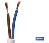 Rollo 100m manguera blanco h05vv-f (2x1mm)