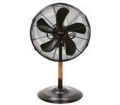 Ventilador portátil 60w mat de madera - ventilador de pie 3 velocidades altura 76cm cabeza ajustable niklas