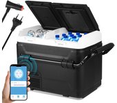 50l nevera portátil de compresor congelador eléctrico de coche para alimentos frescos y bebidas frías
