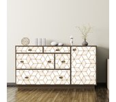 Vinilo muebles escandinavos yngvar - adhesivo de pared - revestimiento sticker mural decorativo - 60x90cm
