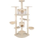 Rascador para gatos 201 cm beige/blanco 3708077