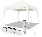 Gazebo plegable cenador 3x3 m pabellon de jardín, blanco