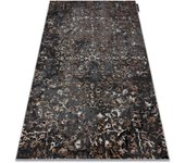 Alfombra de luxe moderna 2080 ornamento vintage - structural gris 240x340 cm