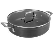 Lacor anodized 48628-tartera con tapa, aluminio anodizado, 28 cm