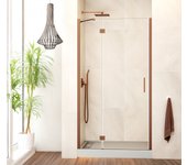 Mampara fijo + abatible bisagras rango 79.5-85 cm (30-50) modelo: bisaglass cobre
