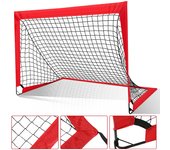 Portería de fútbol para niños, red de fútbol plegable, mini jaula de fútbol, 120 x 90 x 90 cm