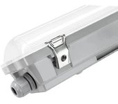 Luminaria estanca de 150 cm para 1 tubo led t8 ip65 (carcasa vacía) - silamp