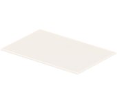 Duravit durasquare glass insert 47x38cm, para consolas metálicas 003115/ 003116, 0099698300, color: blanco