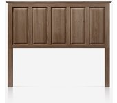 Cabecero de cama de madera cigüela | cama de 105 | pino | color nogal | pejecar