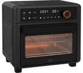 Mini horno de convección 40-220°c 13l con bandeja de horno, rejilla de horno, bandeja recogemigas, freidora de aire caliente 12 programas