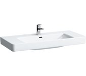 Laufen pro s lavabo sobre encimera, sin agujero para grifo, con rebosadero, 1050x460mm, h8169660001091, color: blanco